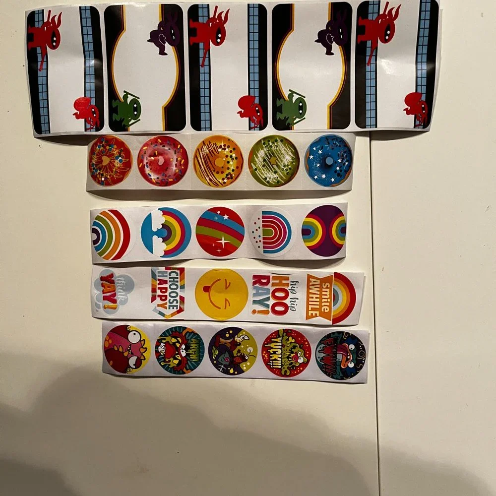 Stickers -- An Assortment -- Rainbows,‎ Donuts, Gross and Ninja (p/s/x)
